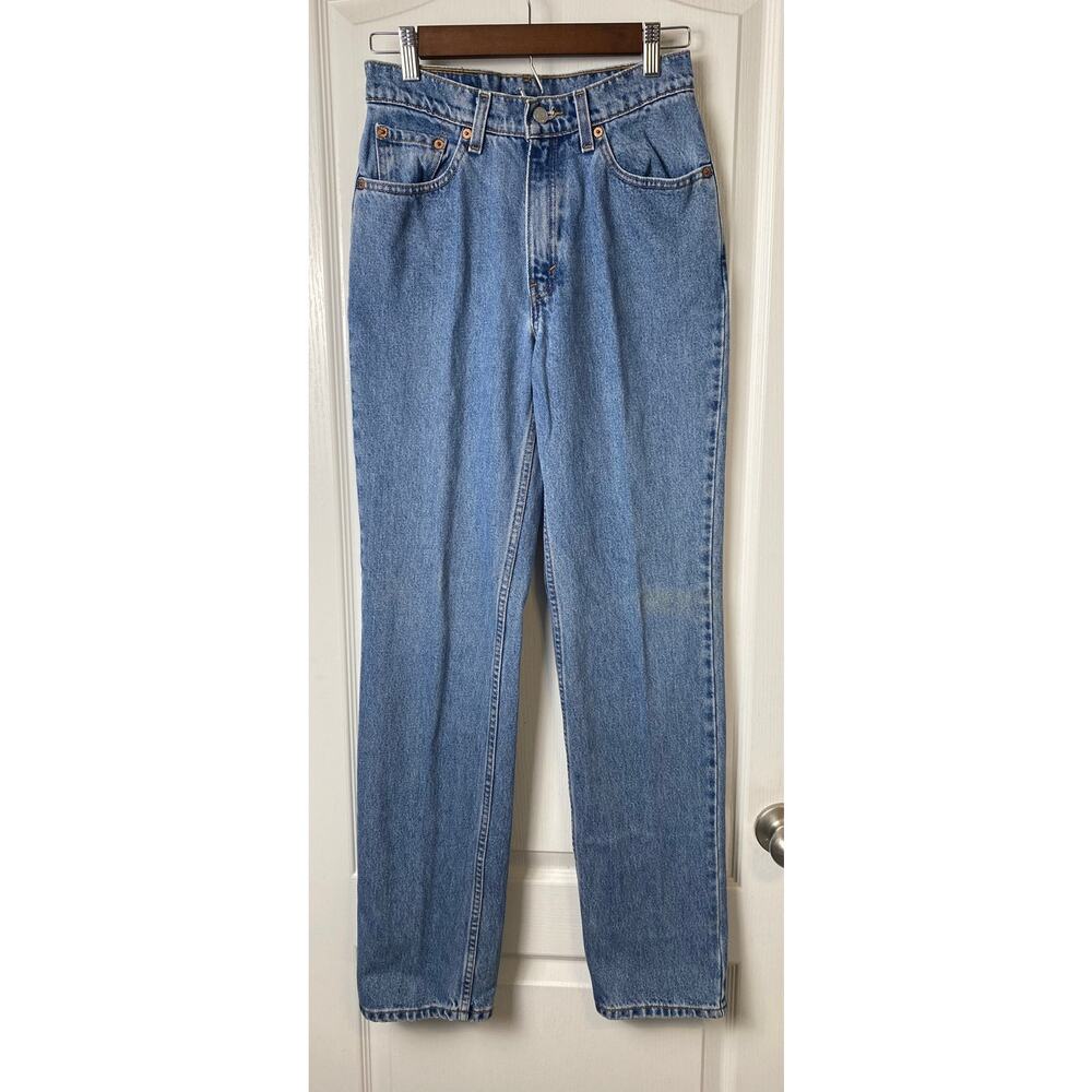 Vintage Juniors Levi's 512 Slim Straight Mom Jeans Size 7